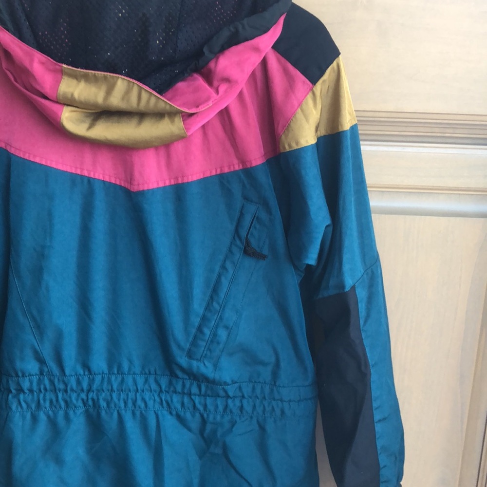 Vintage The North Face colorful colorblock retro longline hooded parka anorak - Picture 13 of 16